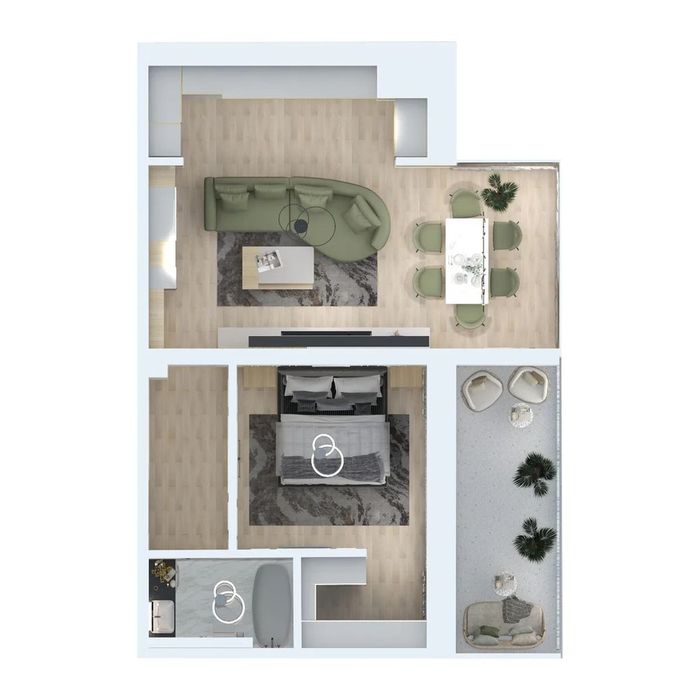 Apartamente 2 camere | Uptown Sebastian