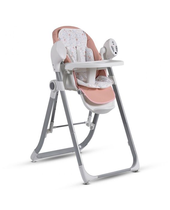 Стол за хранене-люлка Cangaroo - Pudding 2 в 1, розов