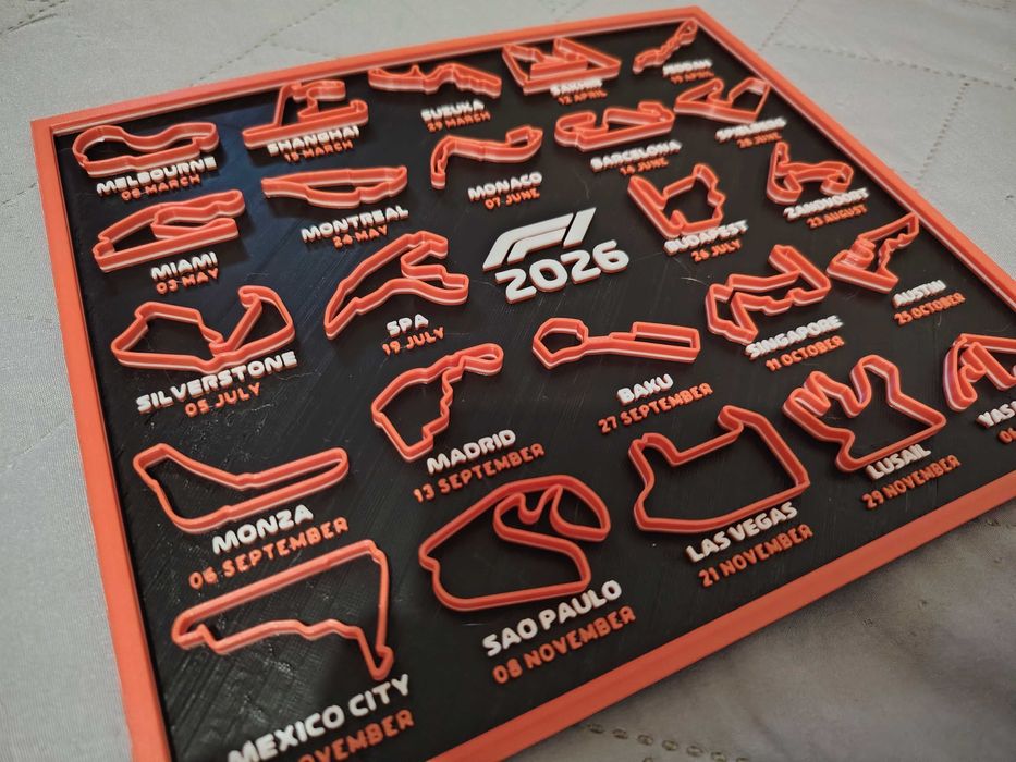 3D карта на пистите от F1