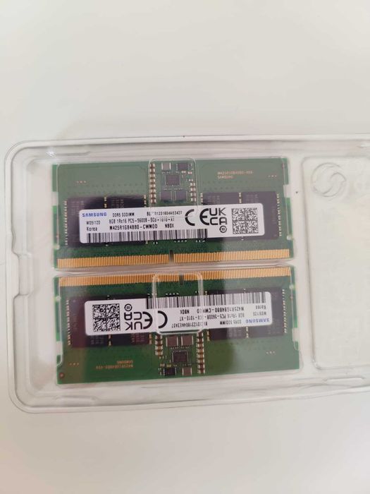 Memorie laptop SODIMM Samsung 2x8GB DDR5 1Rx16 PC5-5600 MHz