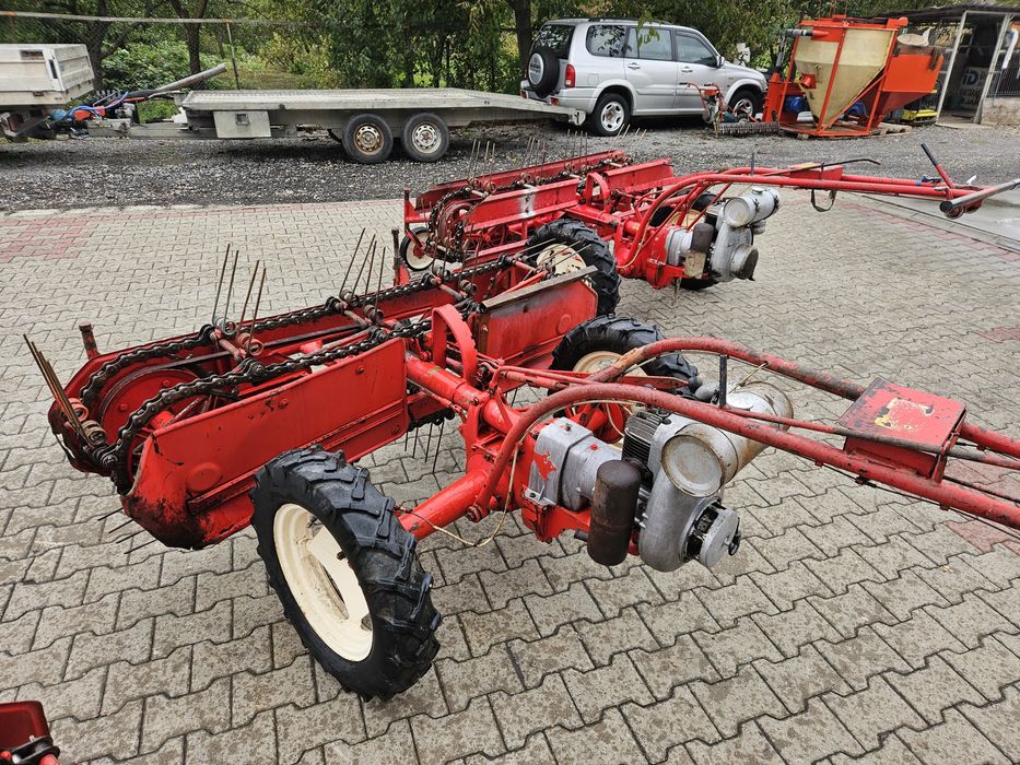 Greblă cu motor pe lanț