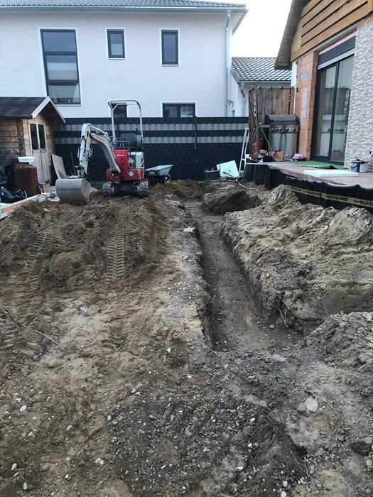 Servicii excavator /Săpături fundații/Șanțuri /Amenajări peisagistice/Nivelare teren Alba -Iulia