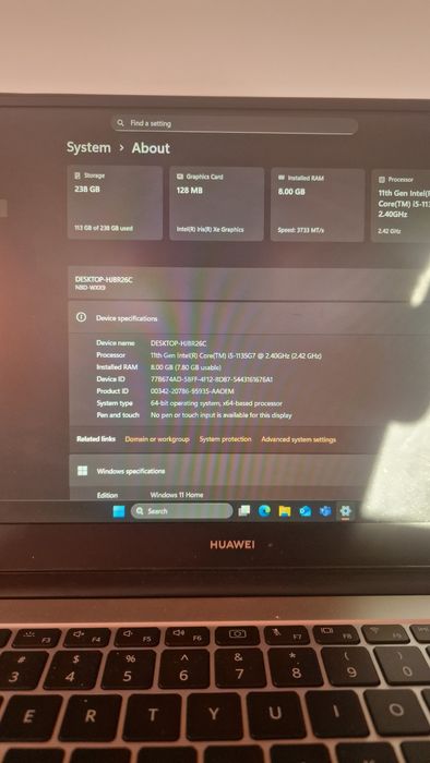 Laptop Huawei i5 generatia 11