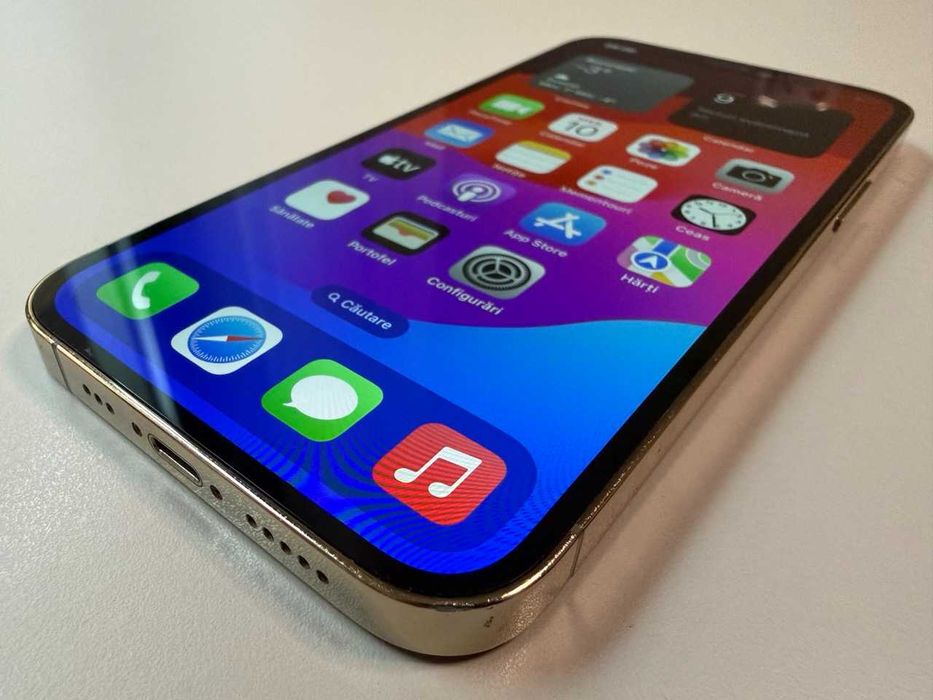  Apple / iPhone 12 Pro 128 Gb / Gold / 100% Acumulatorul