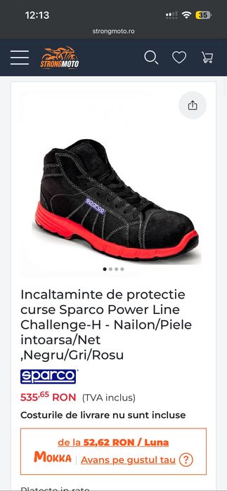 Incaltaminte de protectie curse Sparco Power Line Challenge-H