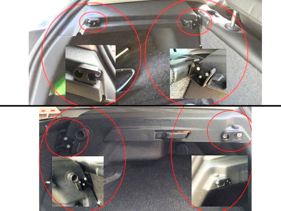 Щора за багажник на VW Tiguan 5N