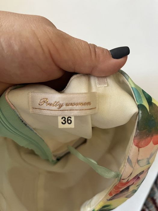 Rochie colorata baby doll marimea 36 Pretty Woman