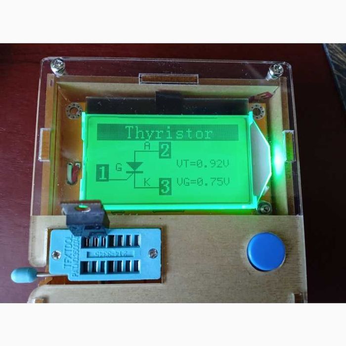 Тестер LCR-T4 английская прошивка RLC, ESR-метр
