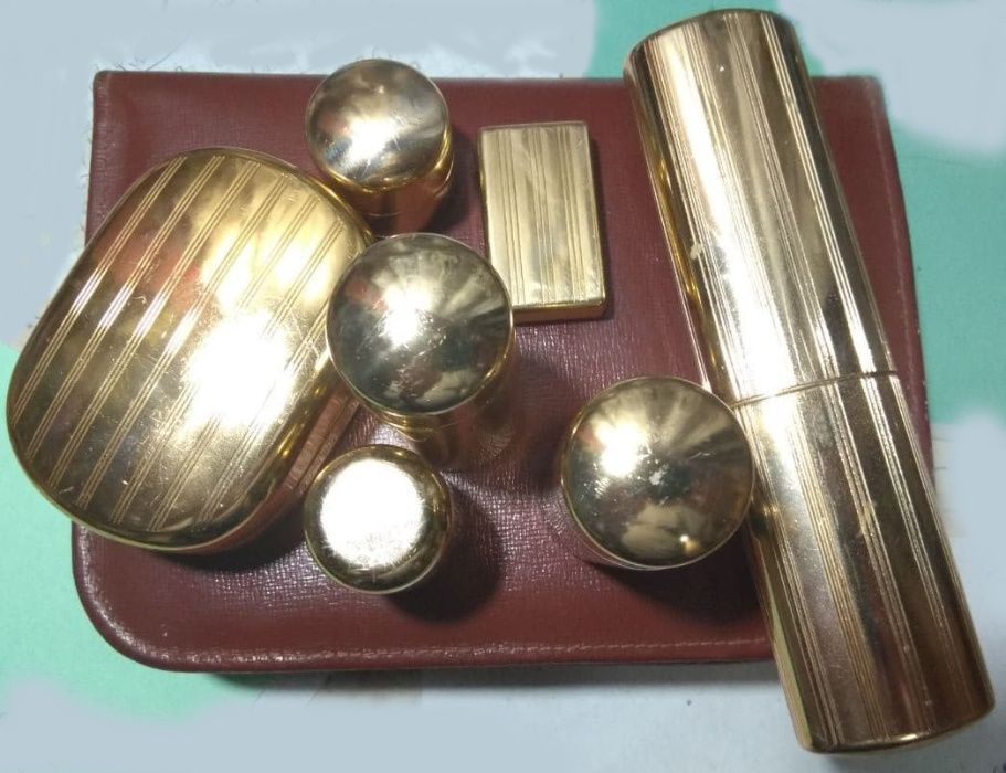 Винтажный дорожный туалетный набор для ухода