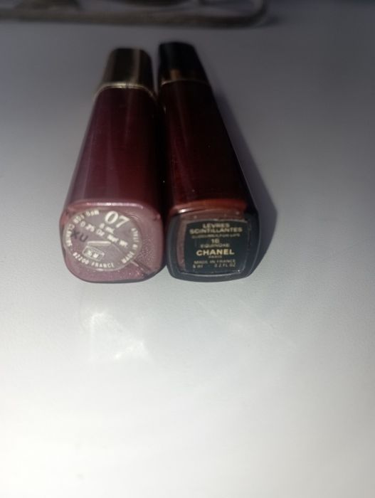 Блески для губ Chanel,и Clarins