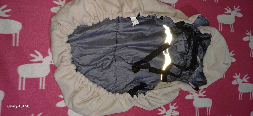 ham sustinere copil si husa de protectie pentru iarna, 50 lei buc, neg