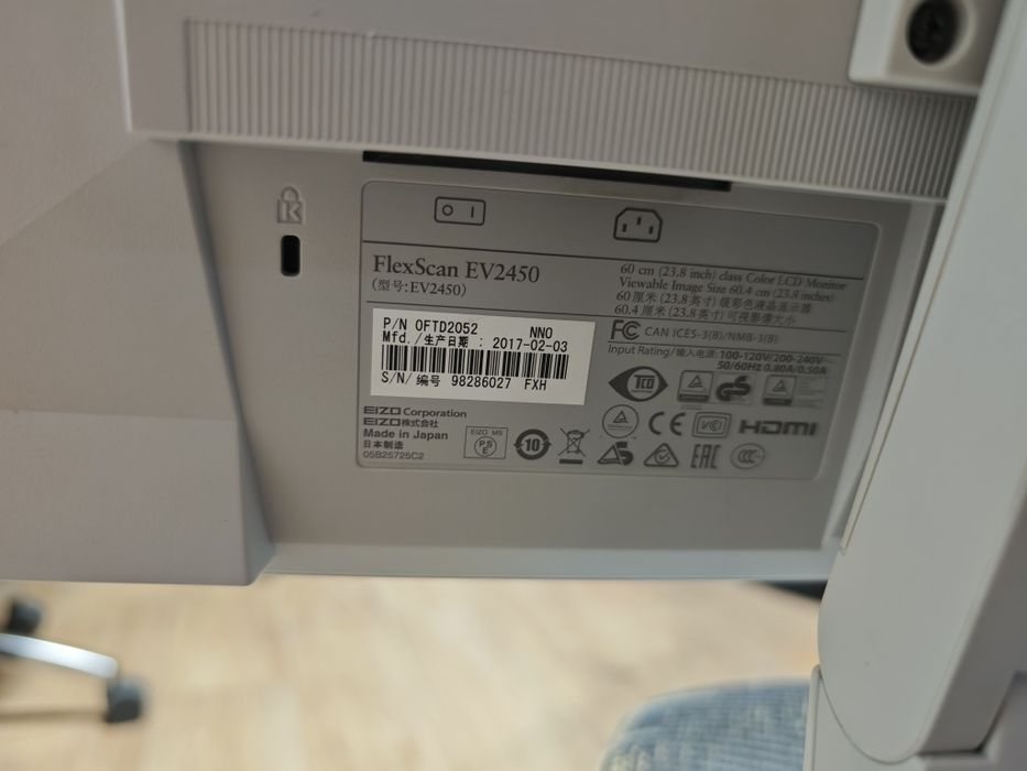 LCD монитор EIZO FlexScan EV2450.