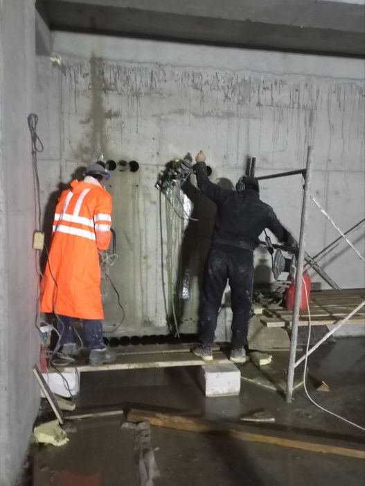 Алмазни бурения бетон тешиш kesish Ariston tozalash santexnika ishlari