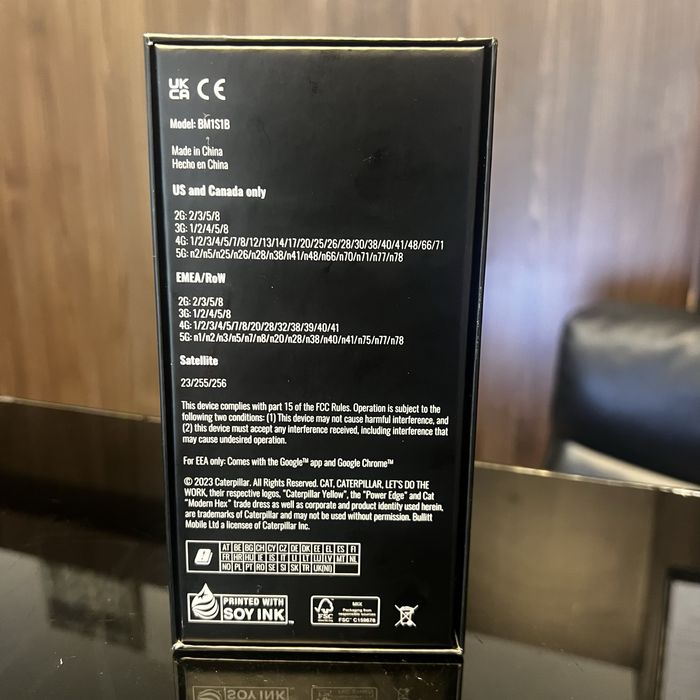 Нов! 2г. гаранция! Caterpillar CAT S75 Dual Sim 6GB RAM 128GB - Black