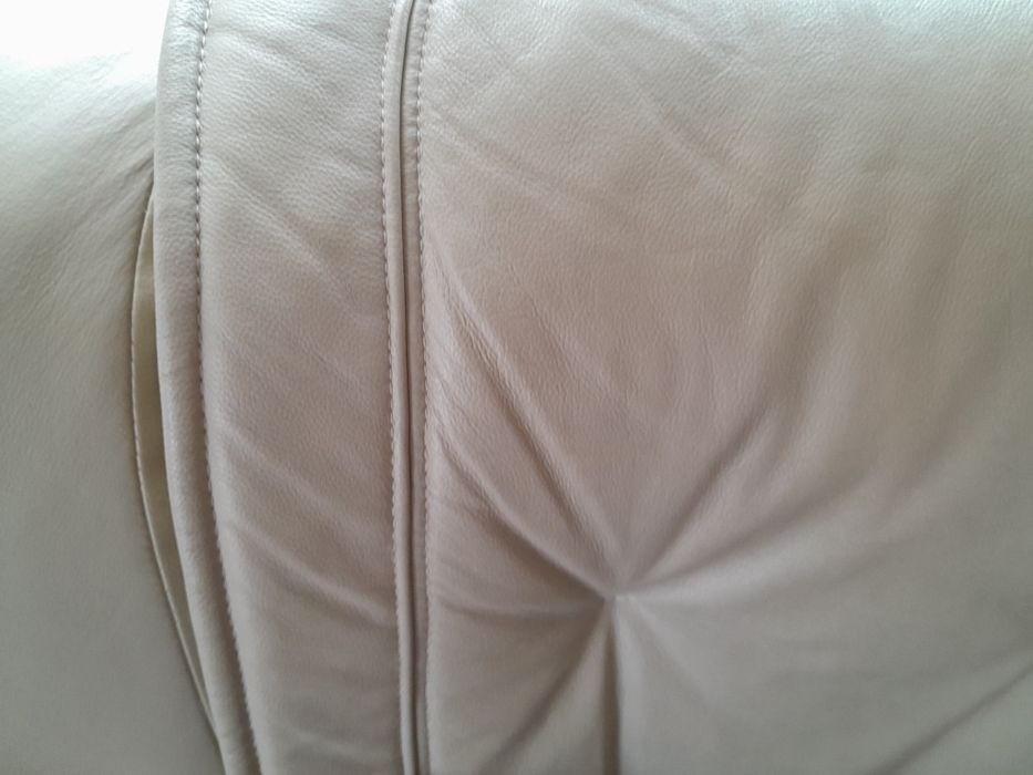 Тройка диван , естествена кожа , без забележки