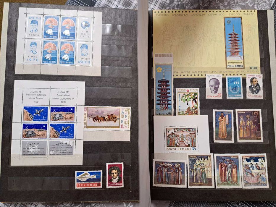Colectie de Timbre Romanesti din 1967 - 1972