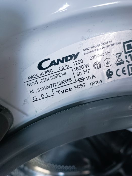 Dezmembrez mașina de spălat Candy CS TXME1410/1-S și CS 04 1275TE/1-S