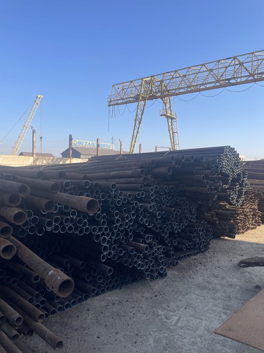 Трубы б/у разного размера и толщины