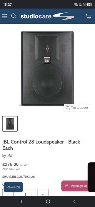 Boxa jbl control 28 noua