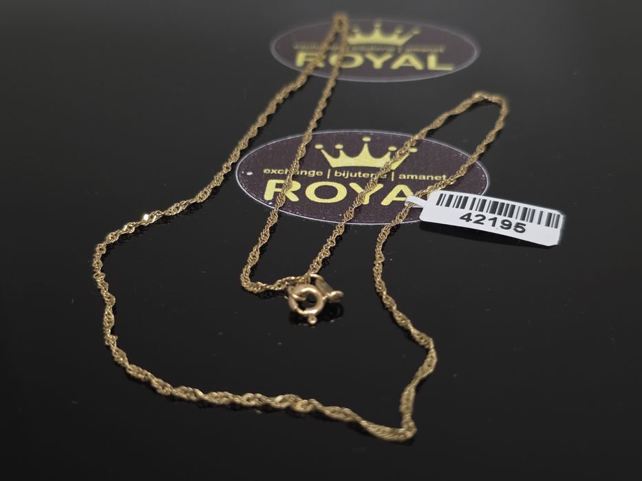 Bijuteria Royal: Lant aur 18k/2.08 gr