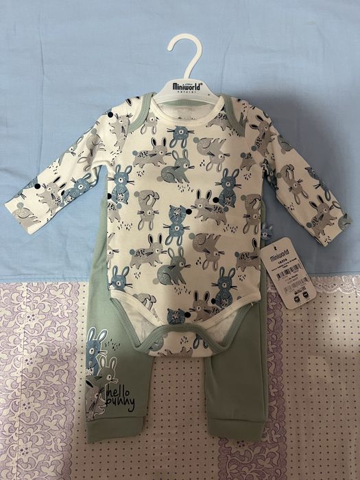 Детские вещи. Бодики. 3-6 мес.