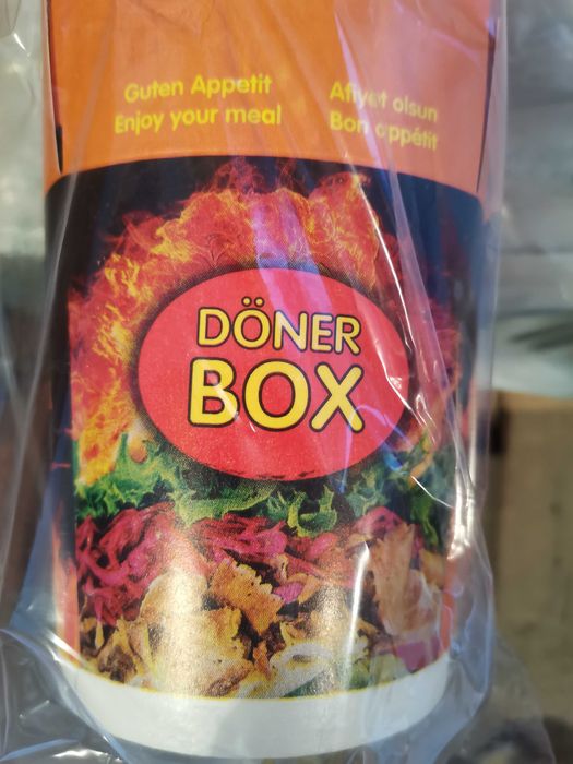 Плик джоб, Дюнер бокс кутия, опаковка