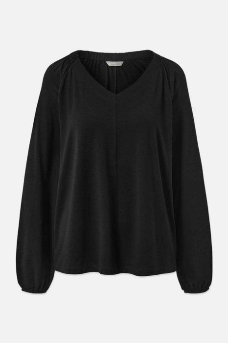 ‼️ Женская однотонная блузка с элегантным V-вырезом (Германия)
