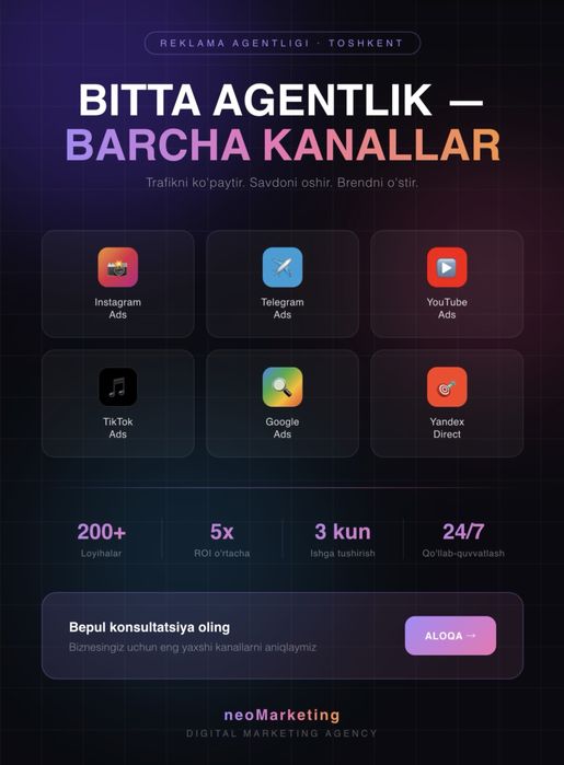 SMM | Target | Marketing xizmatlari