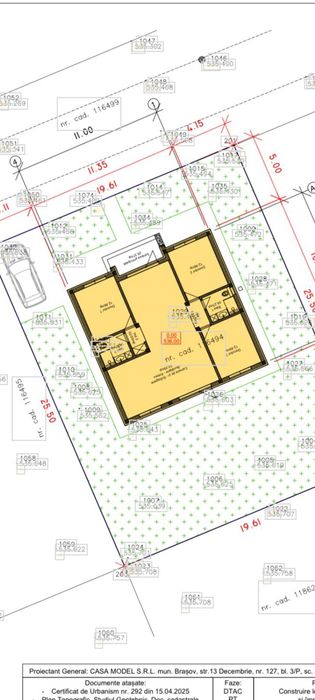 Casă modernă .  Sânpetru livadă.