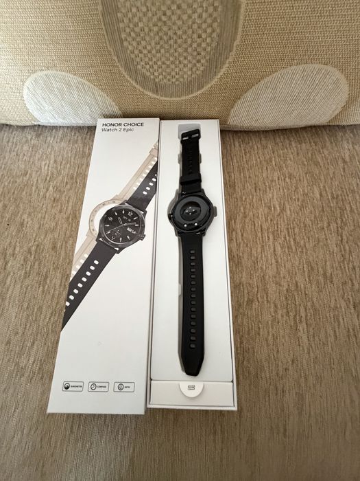 КАТО НОВ Honor Watch EPIC GPS Гаранция Technopolis 2028г. Black