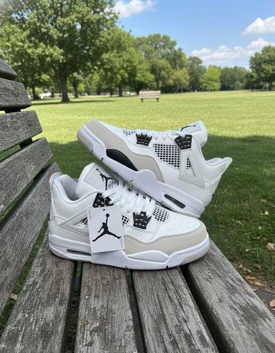 Adidasi Jordan 4 Retro Military Black - Adidasi Unisex