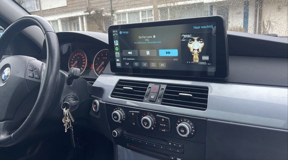 Display Android 12.3” BMW E60/E61/E63/E64 2007-2011 CCC | CarPlay Wireless | Snapdragon | 2400x900