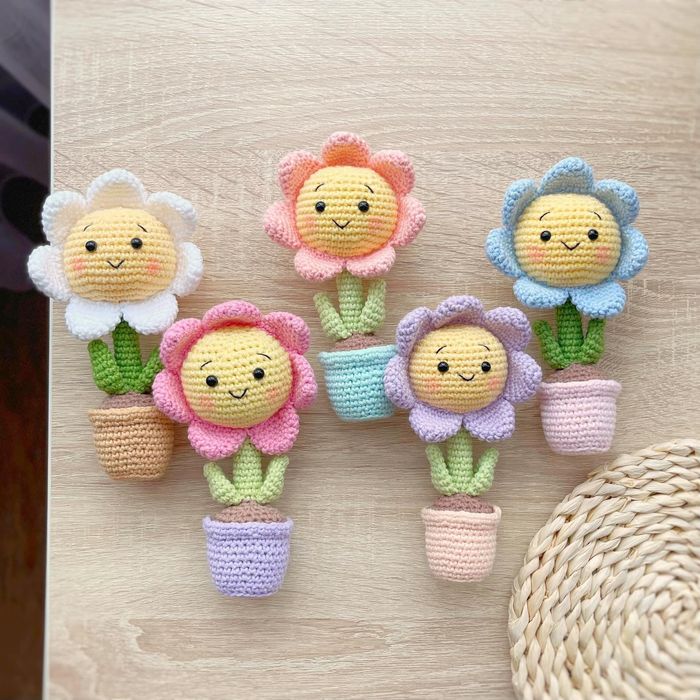 Амигруми бебета плетени играчки