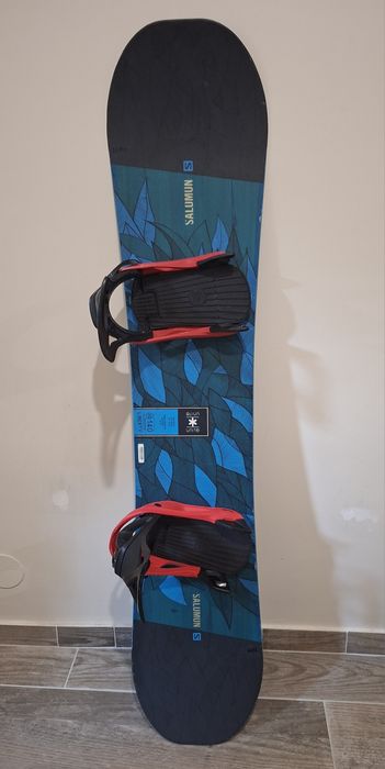Snowboard Salomon Liberty 140 cm  cu Legaturi Burton Step On