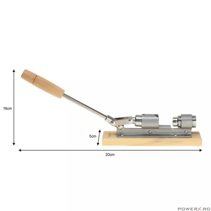 Dispozitiv pentru spart nuci, inox-lemn, Kinghoff