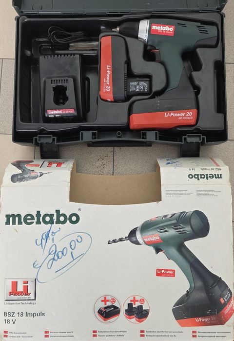 Bormașină Metabo BSZ 18 Impus Filetantă PRODUS  NOU  ÎN  OFERTĂ