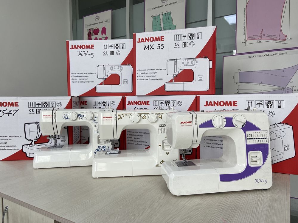 Janome тігін машиналары. Әртүрлі модельдер. Швейные машины Janome.: 75 ...