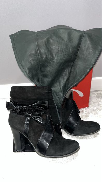 женские сапоги, весна-осень