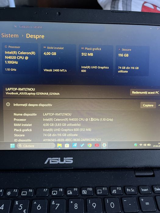 Laptop vivobook asus e210mab_e210ma