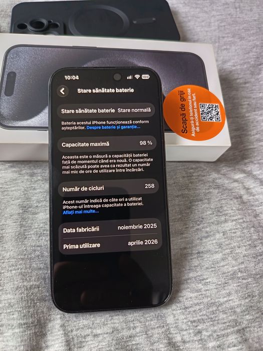 iPhone 15 pro,128 GB GARANTIE