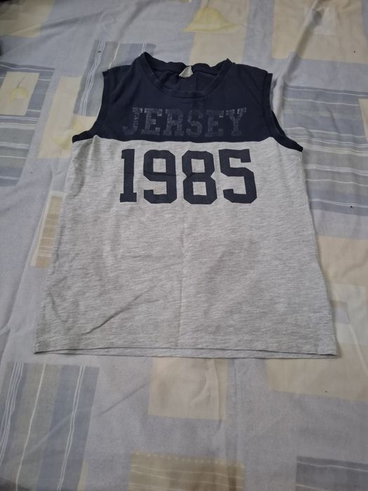 Майка сине-серого цвета