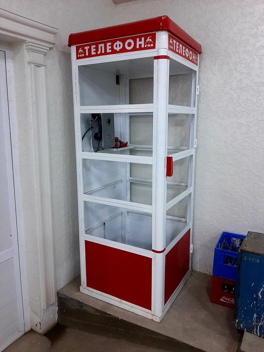 Телефонная бутка + апаратам новая.