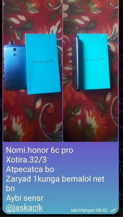 Honor 6c pro 450000