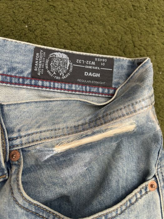 Diesel Dagh 084sx Tape Denim Baggy Jeans дънки деним