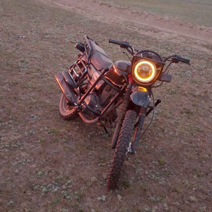 suzuki GS 150 на ходу