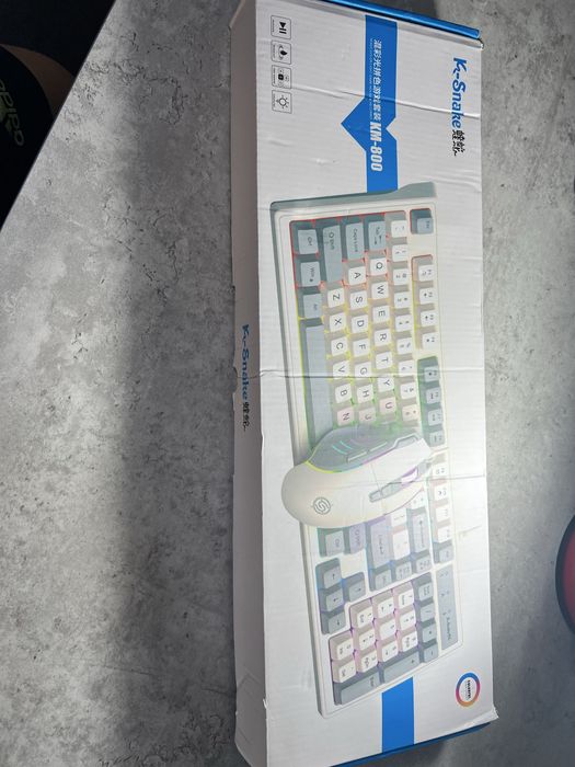 Игровой набор 2-в-1: Клавиатура + Мышь K-Snake KM-800 б/У