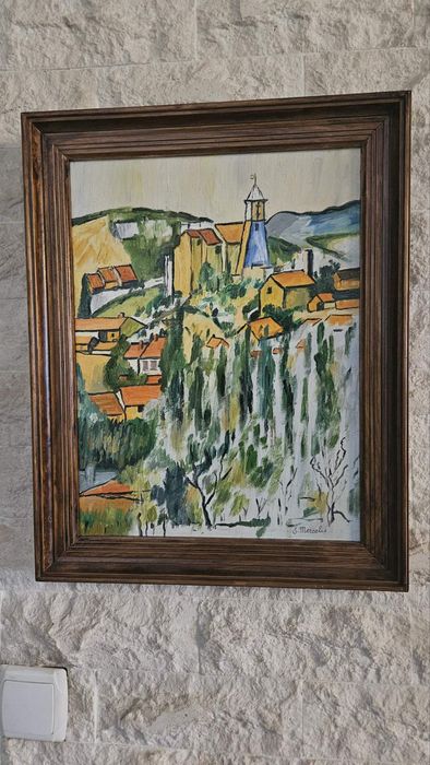 Изключително красива и свежа картина. Масло.