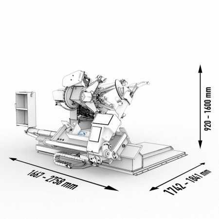 Mașină dejantat camioane  automata 400V (2 trepte) 14-56 inch