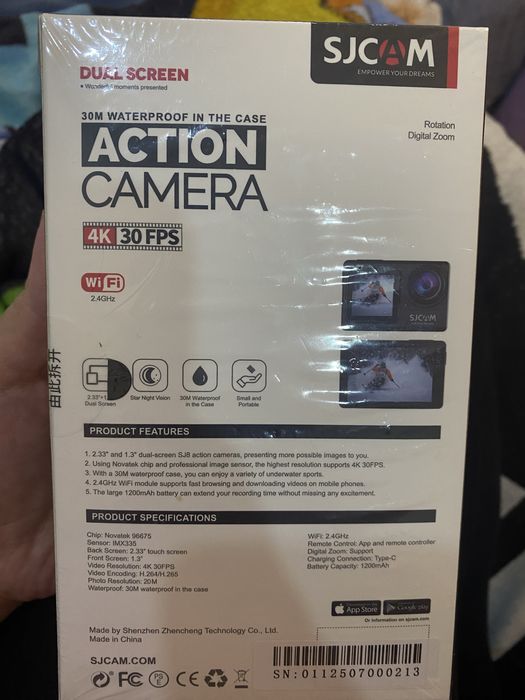 Продам экшн камеру SJCAM SJ8 Dual Screen