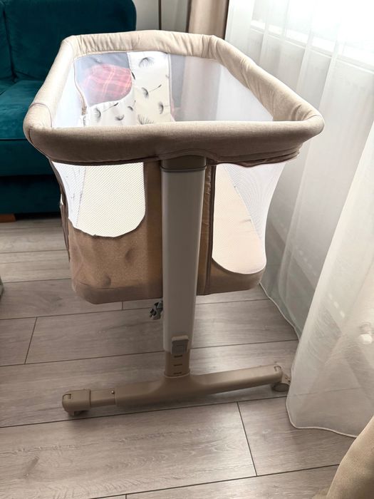 Pătuț Co-sleepe Lionelo Aurora 3 în 1 bej